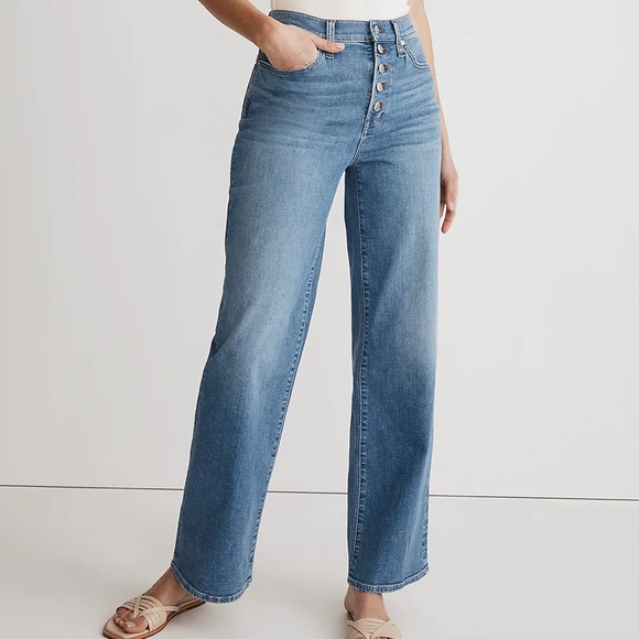 Madewell Denim - NWT Madewell Perfect Vintage Wide Leg Jeans